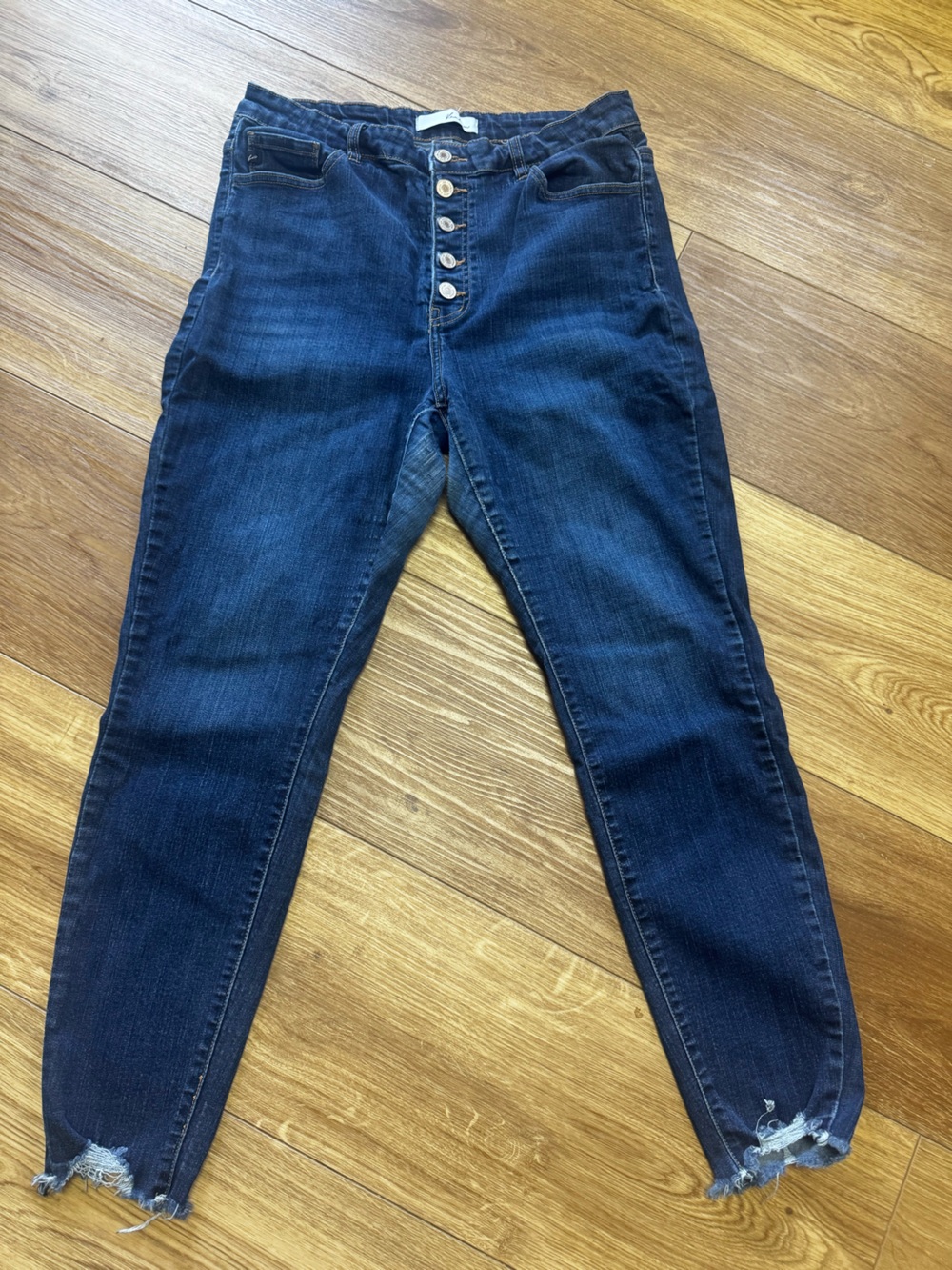 KanCan Mid to Dark Blue Stretch Skinny Jeans